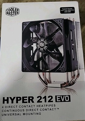 Cooler Master Hyper 212 Evo CPU Cooler - Open Box - Insignia 120mm Case Fan 1200
