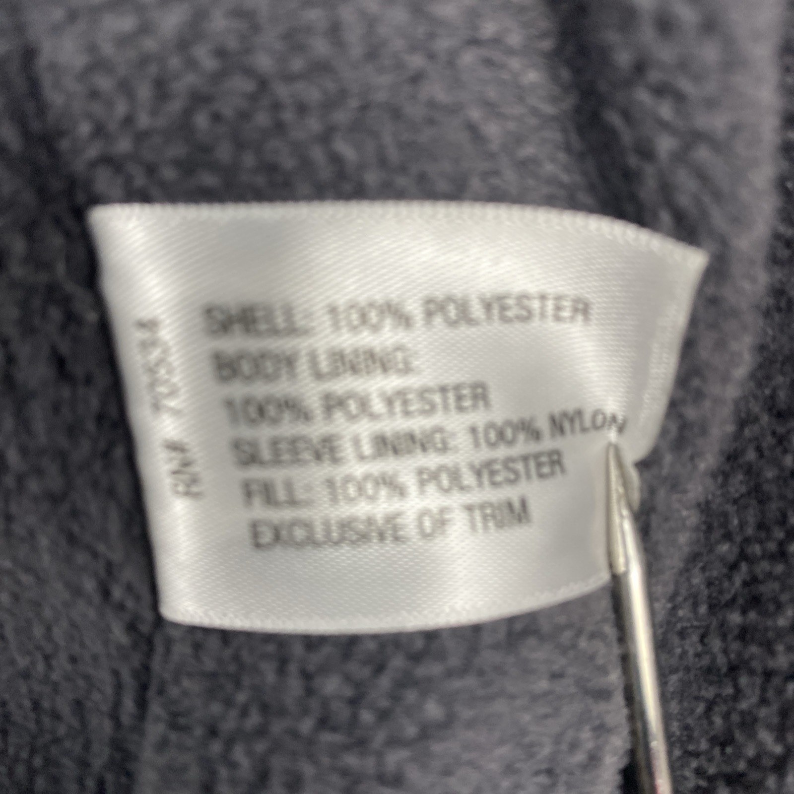 Orvis Men's XL Blue Cascade Bone-Dry Hooded Parka with Gray Fleece Lining