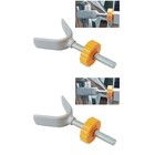 Set of 2 Stair Gate Fittings Universal Y Spindle Banister Adapter Baby