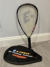 E-Force Bullet Racquetball Racquet 22" Longstring, Pristine Condition, New Grip