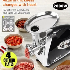 2800W Electric Meat Grinder Kitchen Beef Chicken Mincing Sausage Stuffer Machine