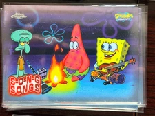 2025 Topps Chrome SpongeBob SquarePants Campfire Song Songs Insert Patrick S-2