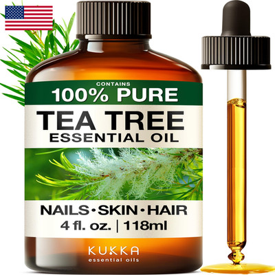 Kukka Essential Oils Kukka Tea Tree Essential Oils - 4 Fl Oz - For Hair Skin