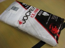 Lot of 3 vintage underwear Jockey Classic white men's brief 34 NIP USA made