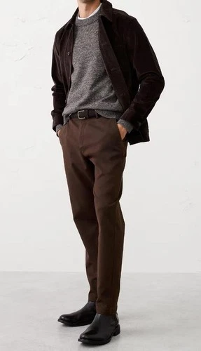 Mens Banana Republic Slim Fit ANKLE LENGTH Pants Moleskin CHOOSE COLOR & SIZE