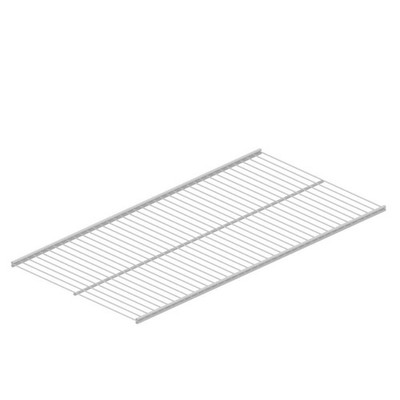 10718-00018= Twin Drahtboden 800x300 mm weiß Classic 32|50 Element System Regal
