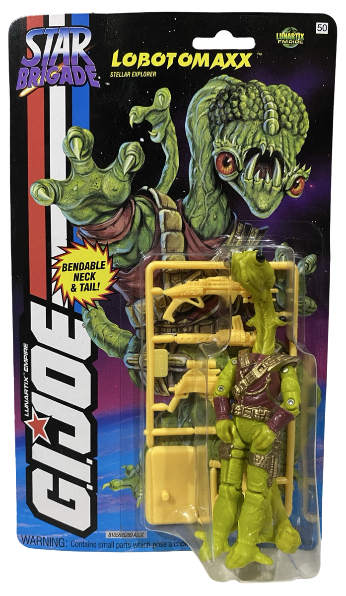 GI Joe ARAH Star Brigade Lobotomaxx Stellar Explorer Vtg 1993