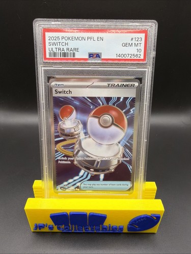 2025 POKEMON PFL EN-PHANTASMAL FLAMES ULTRA RARE #123 SWITCH PSA 10