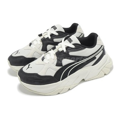 Puma Sophyr Quiet Lux Wns Black White Women Platform Casual Shoes 401314-01