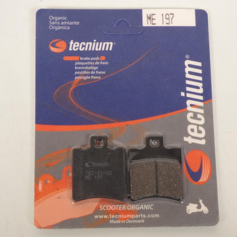 Plaquette de frein Tecnium pour affronter la pluie en Aprilia 50 Scarabeo