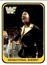 card wwf wrestling merlin 1991 # 133 sensational sherri