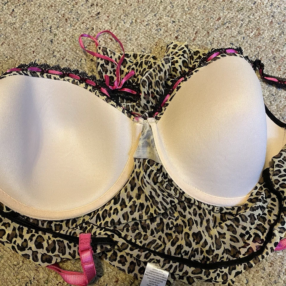 Camiseta sin mangas lencería cami vintage Y2K Rampage malla transparente estampado animal 2X amor sexy Foto 4 de 4