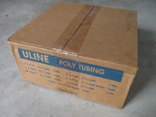 ULINE (S-5523) CLEAR POLY TUBING ROLL - 3 MIL, 6" X 1500'