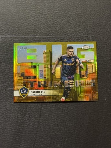 Gabriel Pec #BCS-9 2025 Topps Chrome MLS Big City Strikers card