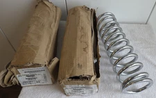 QA1 12CS175 Pair Spring Chrome Silicon 2-1/2 Id 12 ''  175 Lbs Chrome Plated