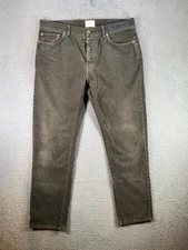 Sid Mashburn Pants Mens 36x29 Brown Straight 5-Pocket Corduroy Button Fly