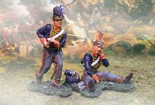 THE COLLECTORS SHOWCASE NAPOLEONIC CS00508 RHA ARTILLERY WOUNDED LOADER MIB
