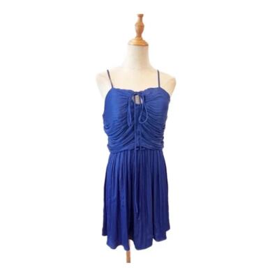 House of Harlow 1960 Women's Royal Blue Pleated Mini Dress Small | eBay