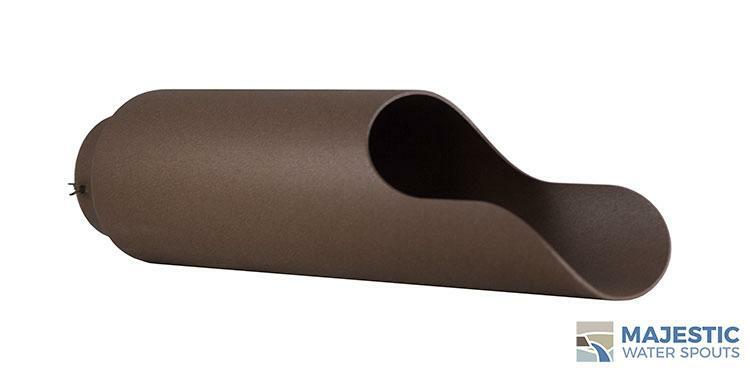 Caño de agua redondo Regazzoni de 3" para piscina/spa o fuente de agua en óxido texturizado