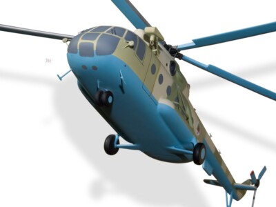 Mil Mi-17 USAF Version 2 Desk Wood Helicopter New Model Small