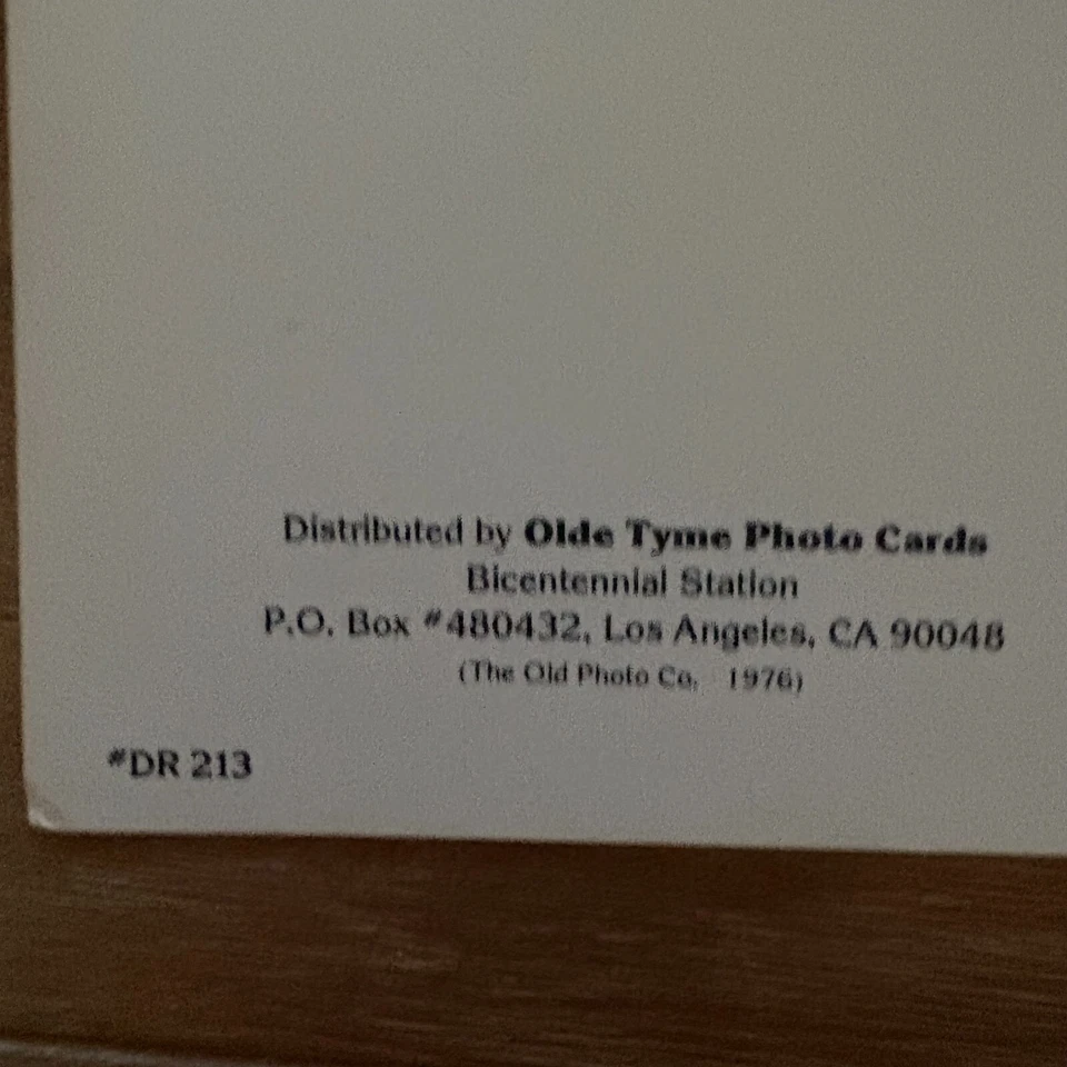 M & J Saloon Postcard Circa 1905 Olde Tyme Photo Card  Men Only 1976 - Image 4 of 4