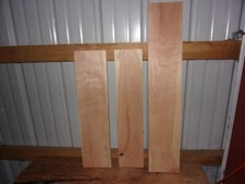 3 PC CHERRY BOARDS WOOD LUMBER KILN DRIED LOT 178R 7/8" THICK