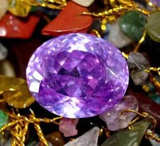 94.95 Ct Lavender Color Natural Cambodia Oval Cut Huge Zircon Loose Gemstone