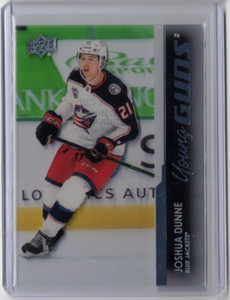 🔥 JOSHUA DUNNE 21/22 Upper Deck UD Young Guns Rookie Clear Cut Acetate #218 🔥