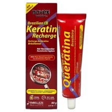 Novex Brazilian Keratin Recharge Tube Leave in 2.82oz w/Free Nail File