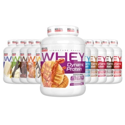 MEDI EVIL NUTRITION Whey Dynamic Protein Powder 2kg High Protein Muscle Growth 100% Grass Fed Whey