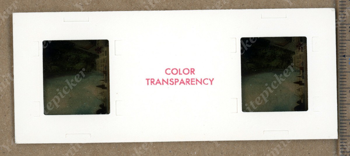 a11 Slide 3D Stereo Stereoscopic Slide Honolulu Skyline View 059a