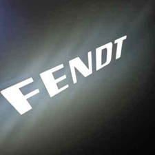 Fendt logo emblem light grill letters 12 v