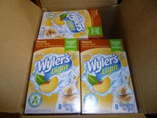 Wyler s Light Peach Iced Tea 96 Singles To Go Packets 12 Boxes Of 8 Singles Each