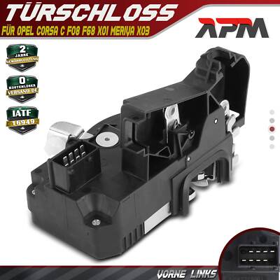 Türschloss Schloss Türschlossantrieb für Opel Corsa C F08 F68 X01 Meriva X03