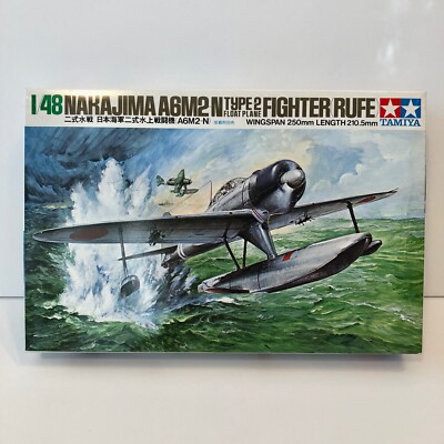 Tamiya 1:48 Nakajima A6M2-N Type 2 Float Plane Fighter Rufe Model Kit #61017