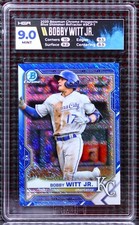 BOBBY WITT JR.  -  2021 BOWMAN CHROME PROSPECT BLUE SHIMMER REFRACTOR #BCP1