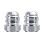 LokoCar Male 10AN Weld On Bung Fittings Adapter Kit  AN10 Sealing Aluminum 2Pcs