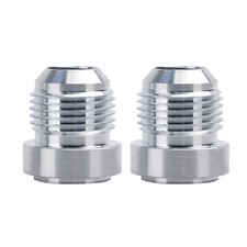 LokoCar Male 10AN Weld On Bung Fittings Adapter Kit  AN10 Sealing Aluminum 2Pcs