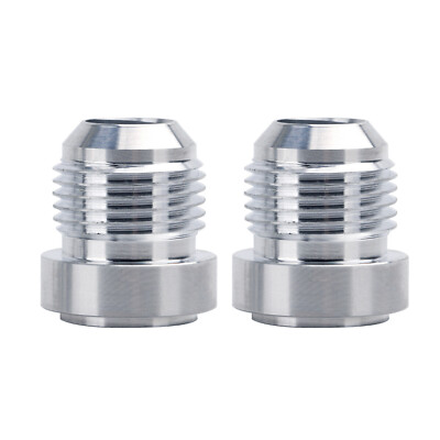 LokoCar Male 10AN Weld On Bung Fittings Adapter Kit  AN10 Sealing Aluminum 2Pcs