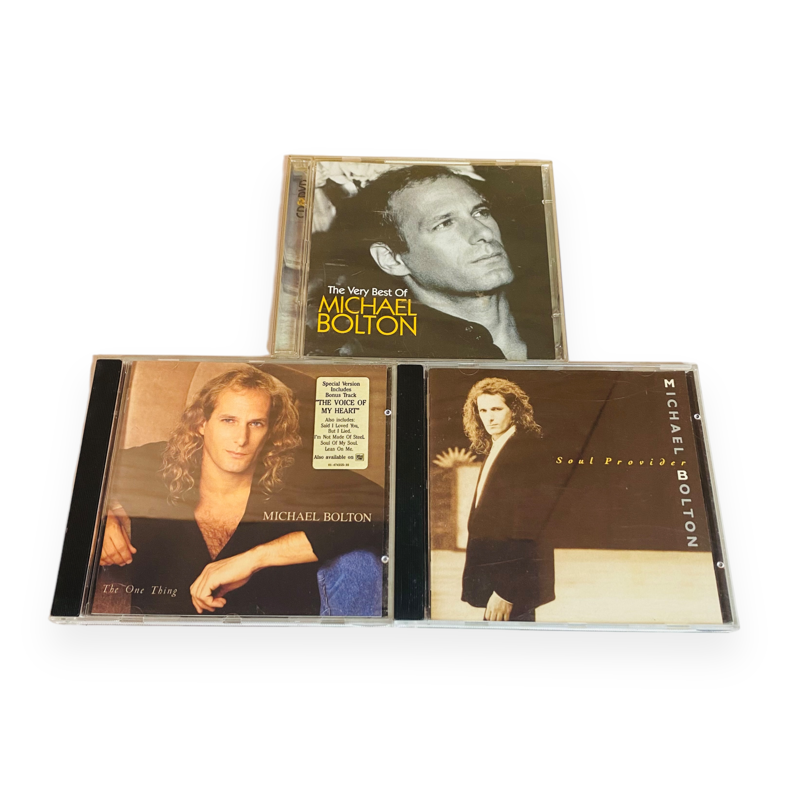 Michael Bolton (CD / DVD  Bundle) Soul Provider, The One Thing & The Very Best