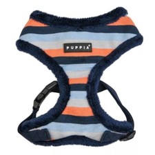 Puppia, Dog Harness, Bryson Blue , No Pull, Adjustable Soft, Large 19-26" Chest