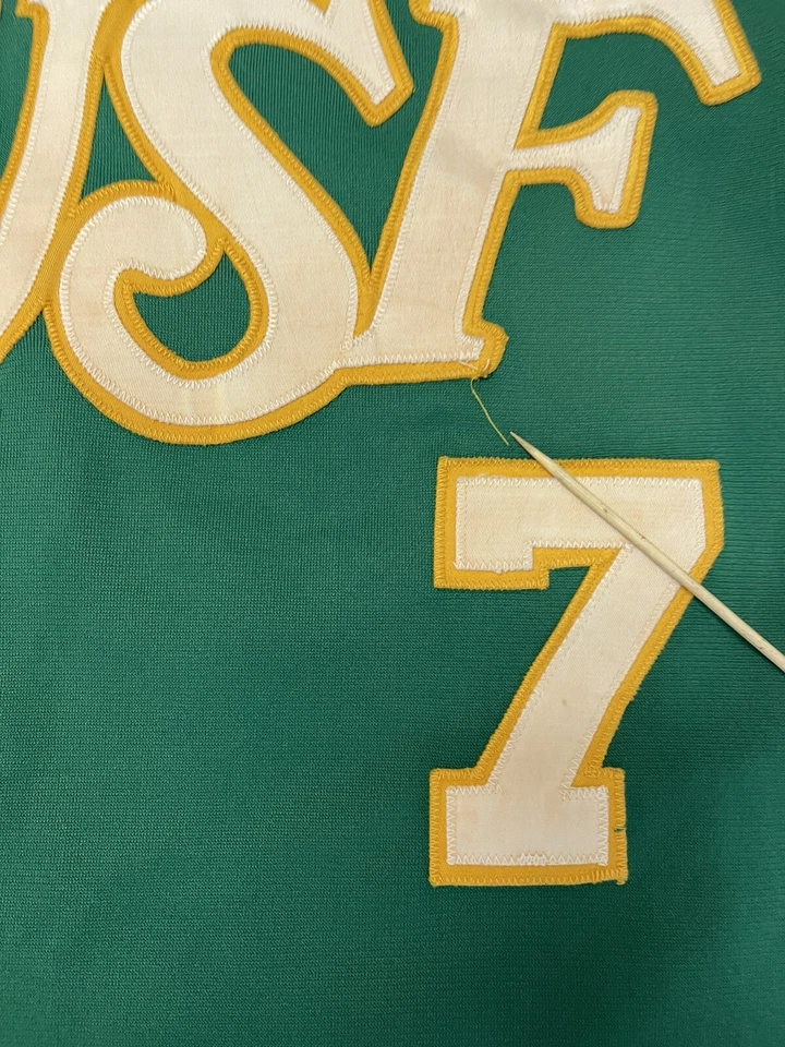 Camiseta de beisebol vintage South Florida Bulls Wilson tamanho 40 anos 70 NCAA - Imagem 4 de 4