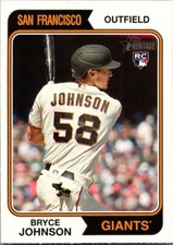 2023 Topps Heritage #353 Bryce Johnson