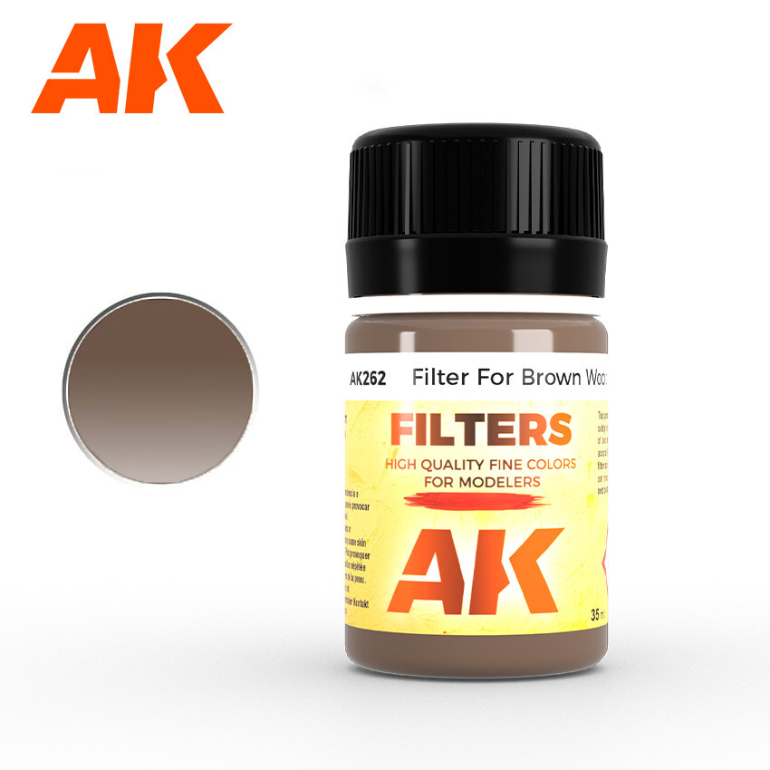 AK262 Red Brown Filters for Wood
