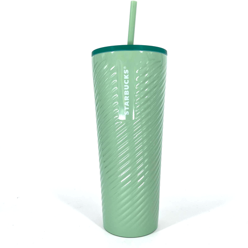 Starbucks 2023 ‘Diagonal Sage’ Green Textured Twist SS Tumbler NWT eBay