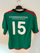 Glentoran Fc Northern Ireland #15 match worn football shirt jersey vintage Rosco