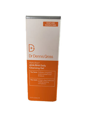 Dr Dennis Gross Alpha Beta AHA/BHA Daily Cleansing Gel 2oz/60ml NEW IN BOX