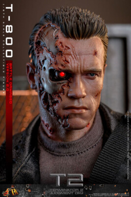 PSL HOT TOYS Terminator 2 Figure T-800 (Battle Damage/2.0 Edition