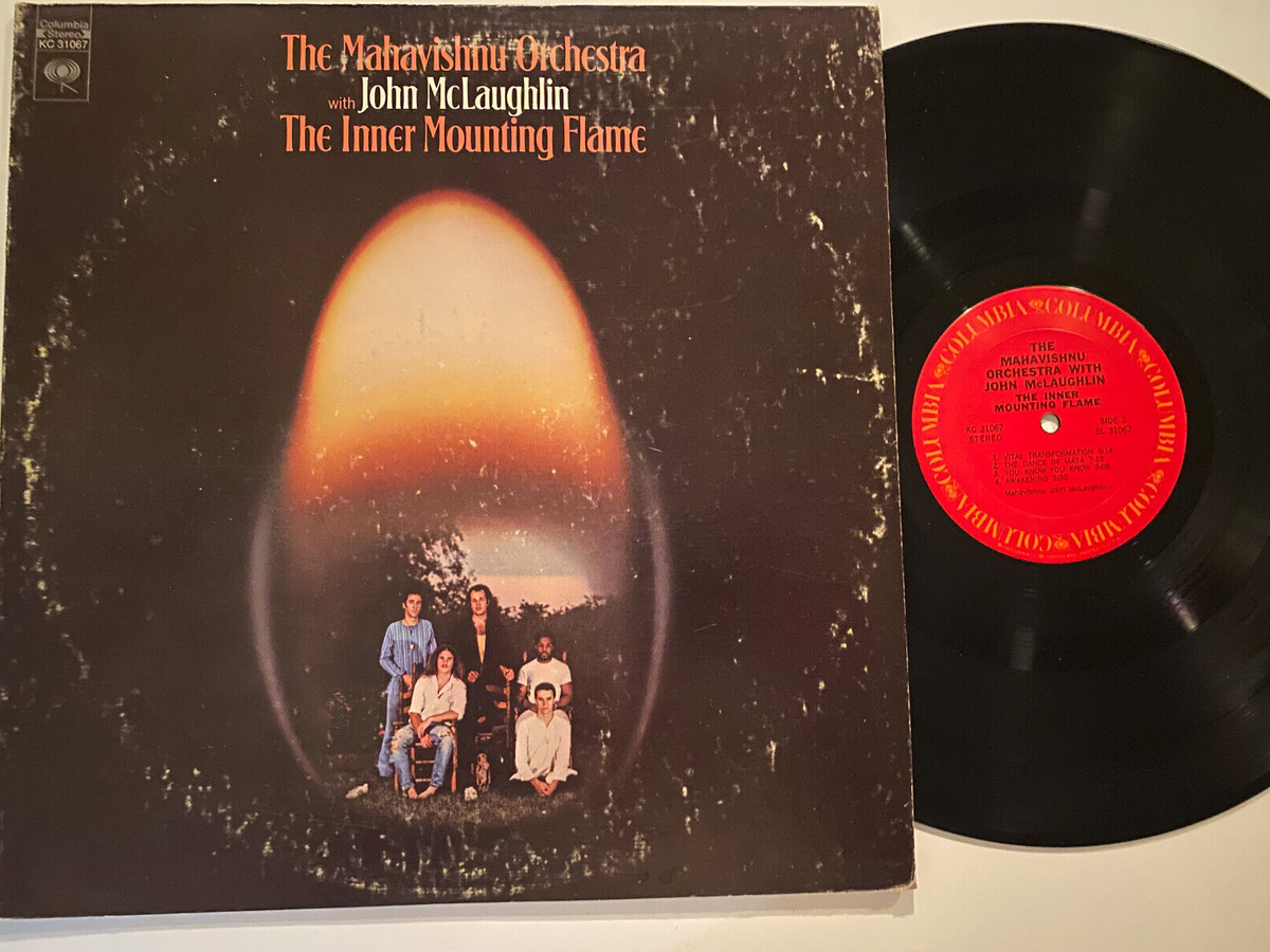MAHAVISHNU ORCHESTRA LP INNER MOUNTING FLAME 1971 COLUMBIA KC