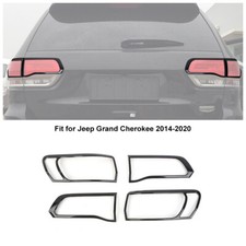 Rear Taillight Panel Decor Cover Trim Guard Kit For Jeep Grand Cherokee 2014-20